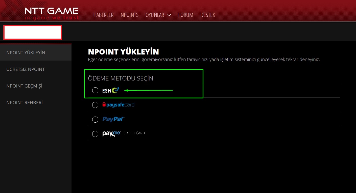 knight cash yükleme 2