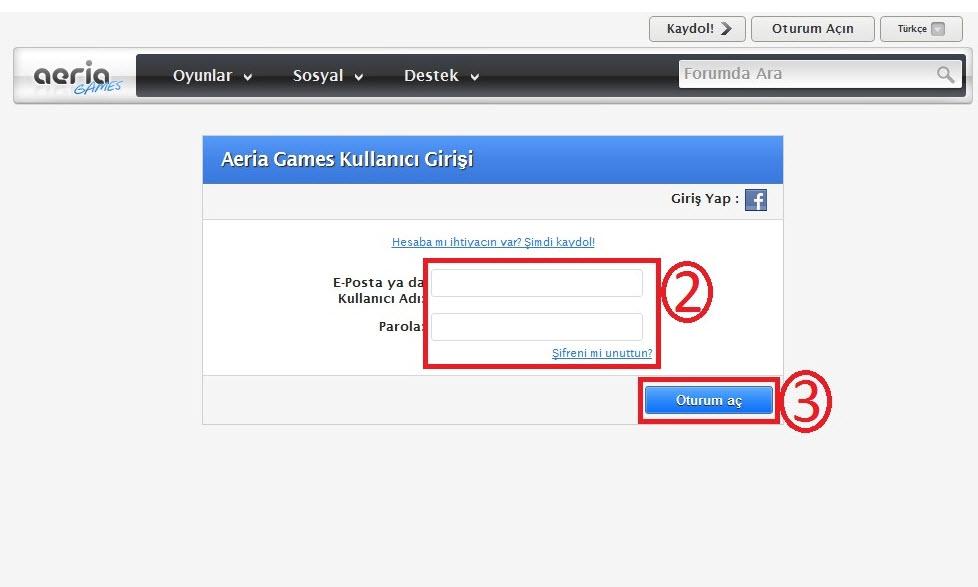 Aeria Points kullanım adımı 2