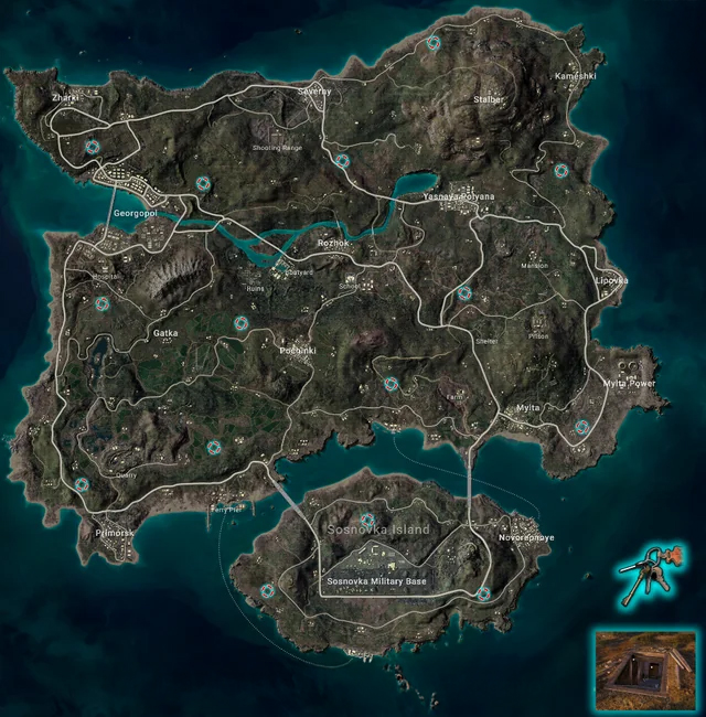 PUBG Mobile Erangel Gizli Oda Haritası ve İçindeki Sırlar