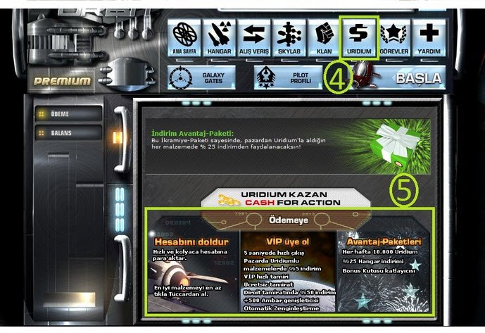 Dark Orbit usage step 4