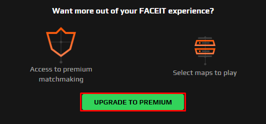 FACEIT Premium kullanım adımı 2