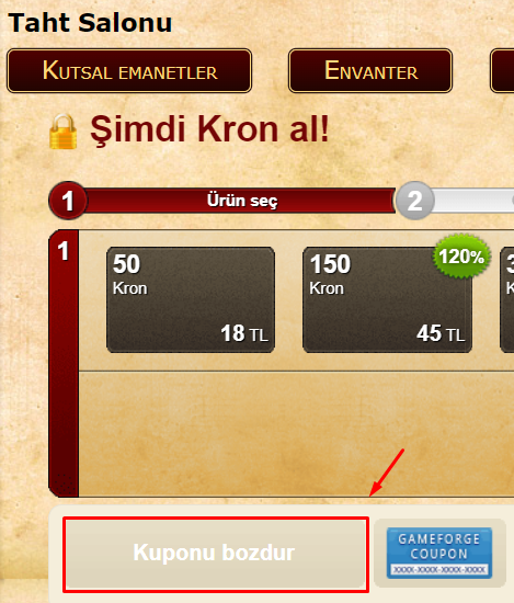 KingsAge kullanım adımı 3