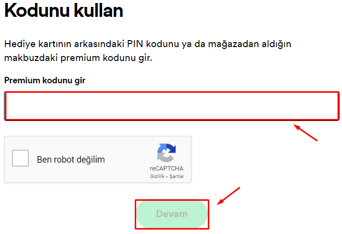 Spotify kullanım adımı 3
