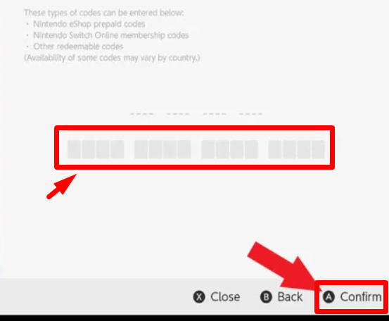 Nintendo Gift Card kullanım adımı 3