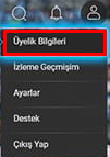 S Sport Plus Üyelik kullanım adımı 1