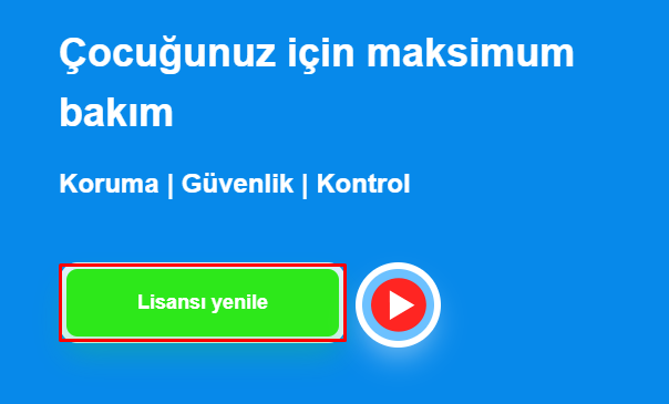 Kroha Ebeveyn Kontrolü Paketi kullanım adımı 1
