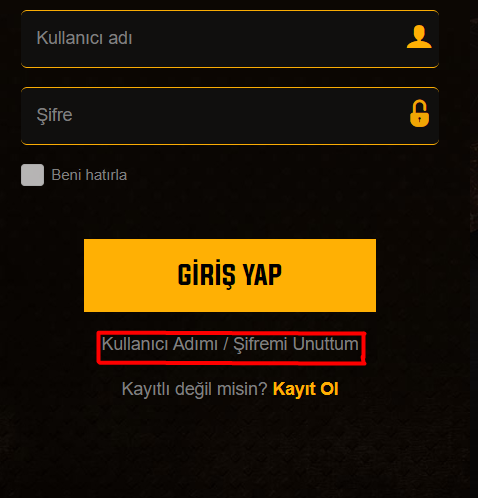 Zula Şifre Değiştirme