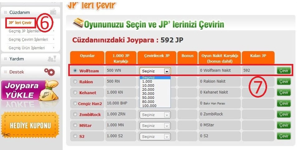 JoyPara kullanım adımı 4