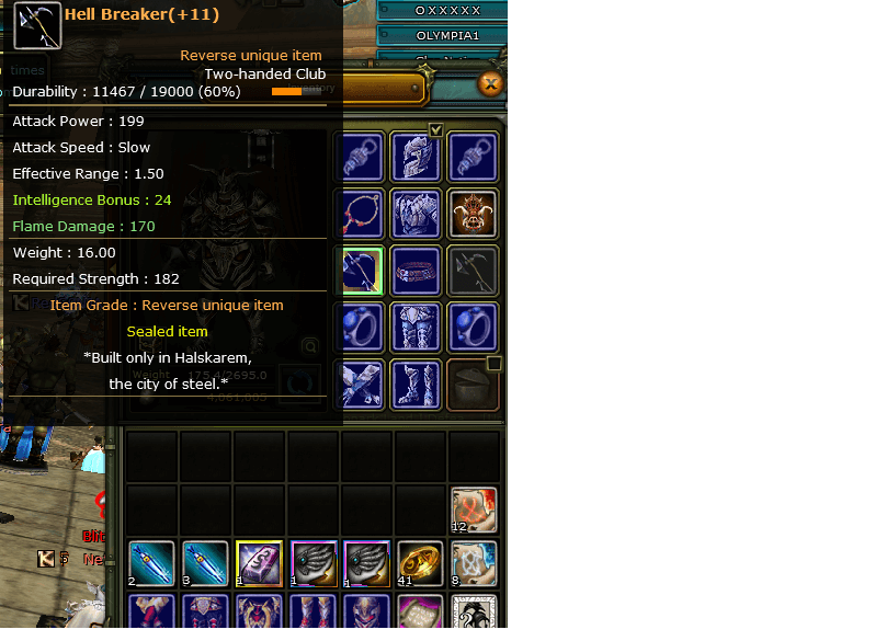 Warrio Shell Warrior Shell Set +11 Reb. | Knight Server Minark-119598