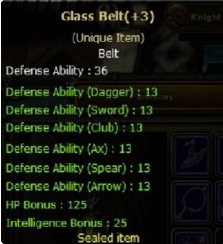 Unique item. Unique item. Unique item. Buju knight. Unique item.