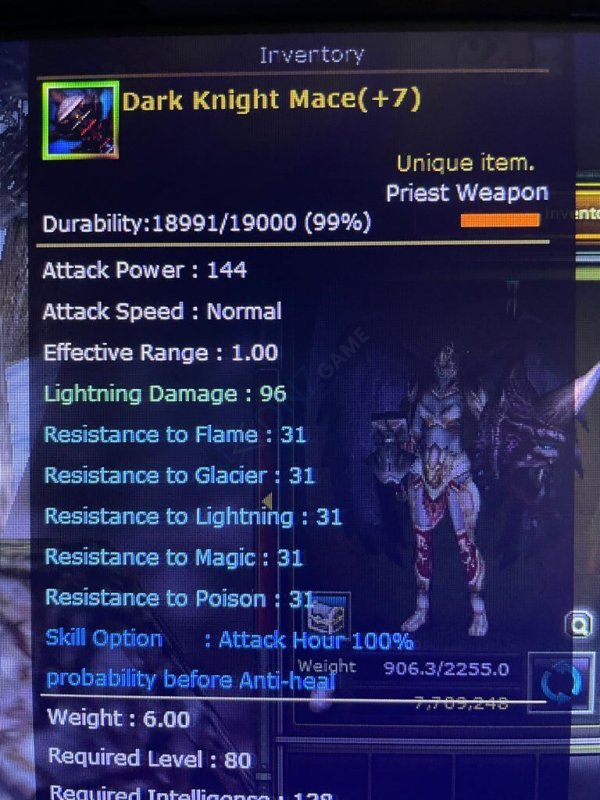 Dark Knight Mace Knight Server Destan138496