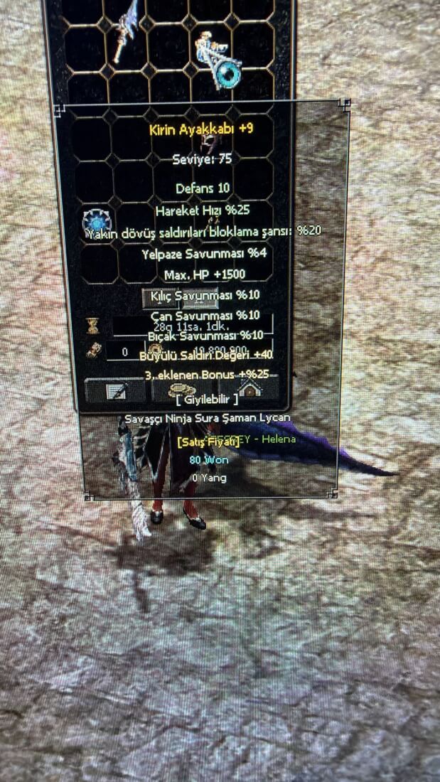 Kirin +9 7efsun Daha Eliti Yok Ful Vs