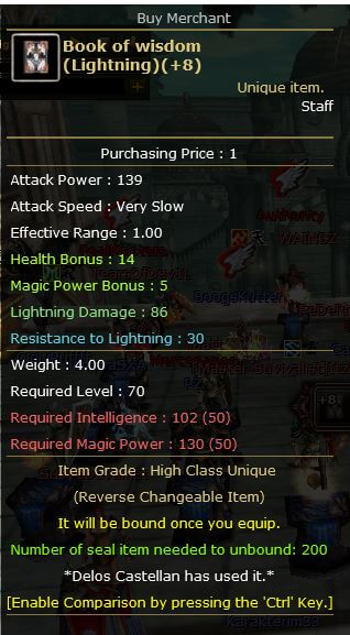 Lr Book +8 | Knight Server Minark-95761