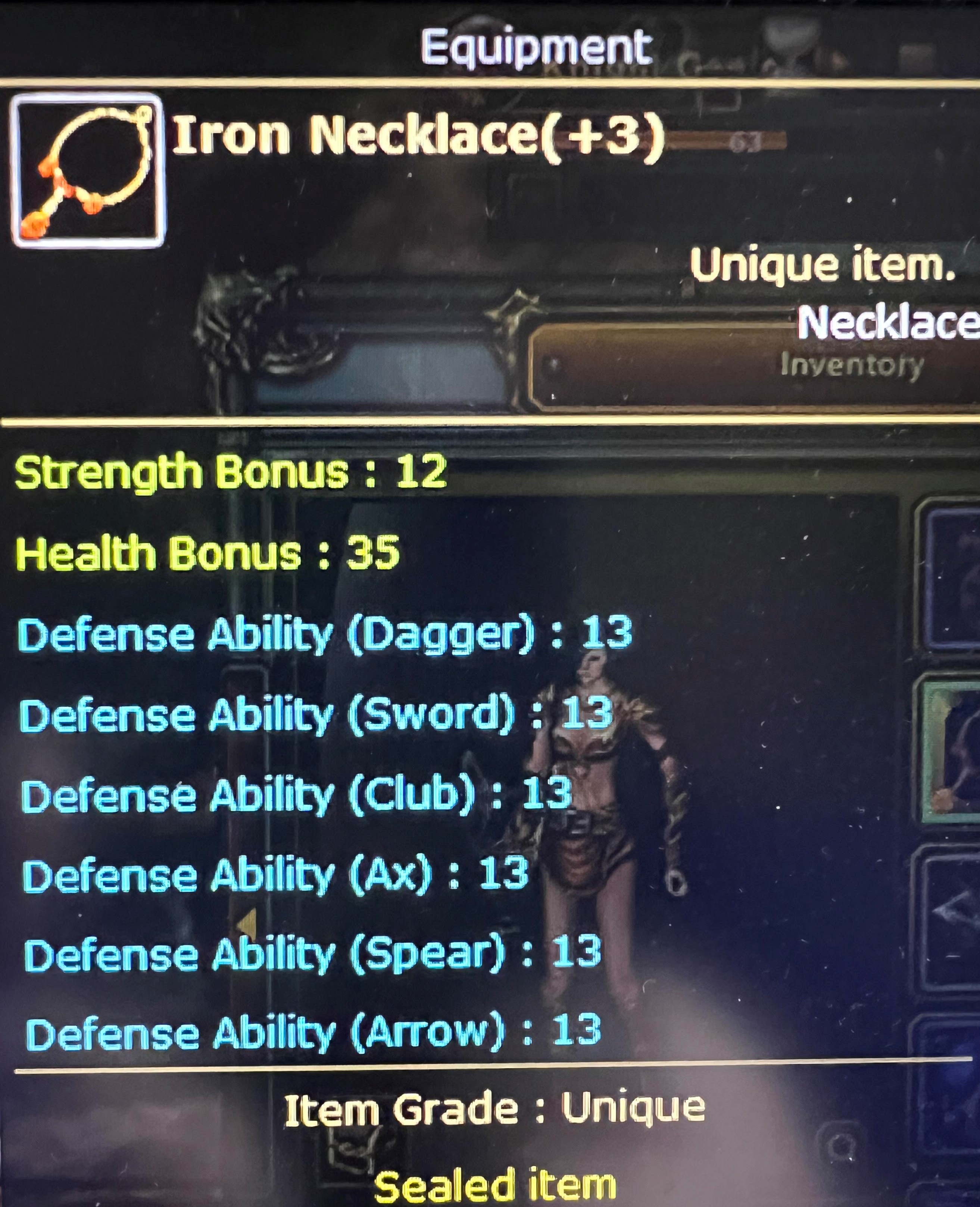 +3 Iron Neck Knight Server Minark137732