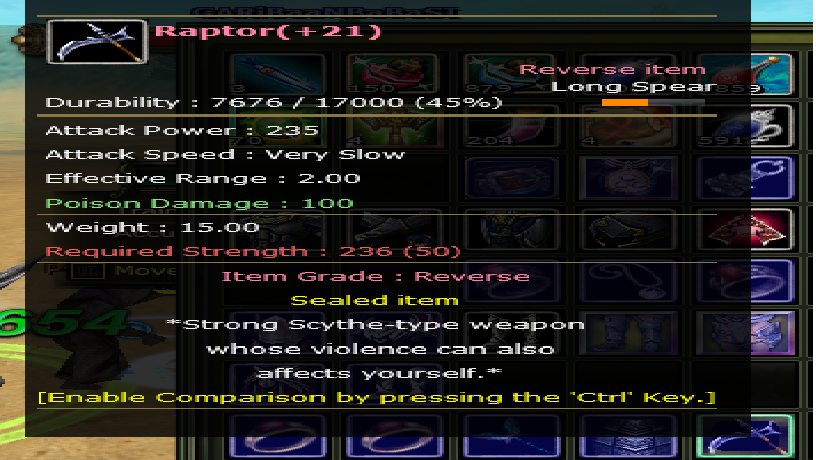 Botm Build Raptor +21 Raptor | Knight Server Oreads-141017