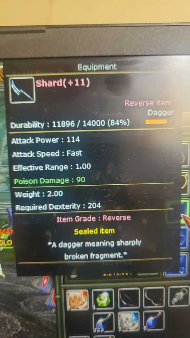 Shard +9 ( Rebit +11) Tek Knight Server Gordion124748